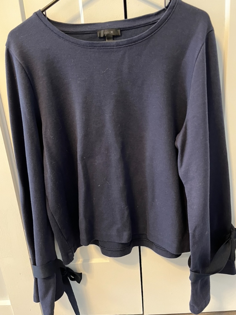 Navy blue J.Crew women's shirt, size L